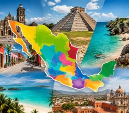 Mapa de Mexico : les régions et villes incontournables à découvrir au Mexique
